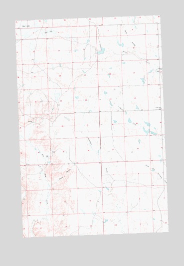 Barber Coulee, MT USGS Topographic Map