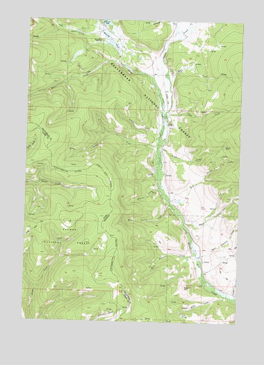Kitty Creek, MT USGS Topographic Map