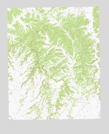 Klagetoh South, AZ USGS Topographic Map