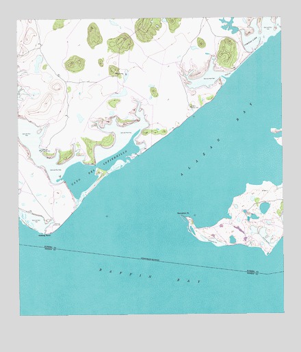 Kleberg Point, TX USGS Topographic Map