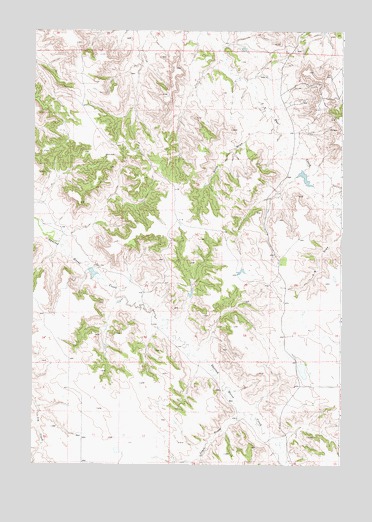 Kline Draw, WY USGS Topographic Map