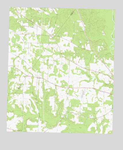Klondike, GA USGS Topographic Map