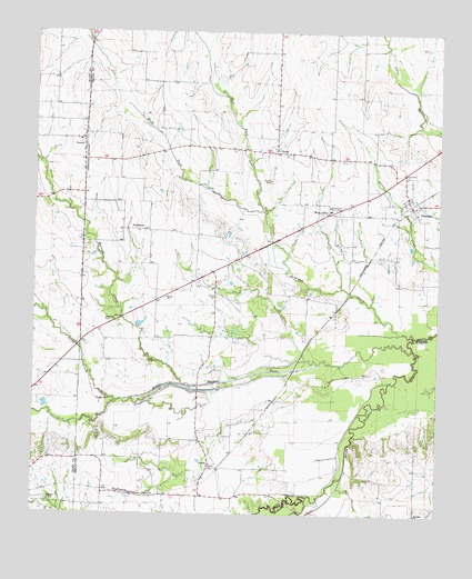 Klondike, TX USGS Topographic Map