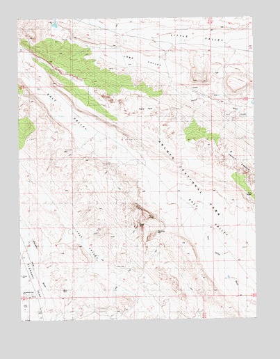 Klondike Bluffs, UT USGS Topographic Map