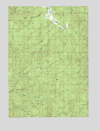 Kloster Mountain, OR USGS Topographic Map