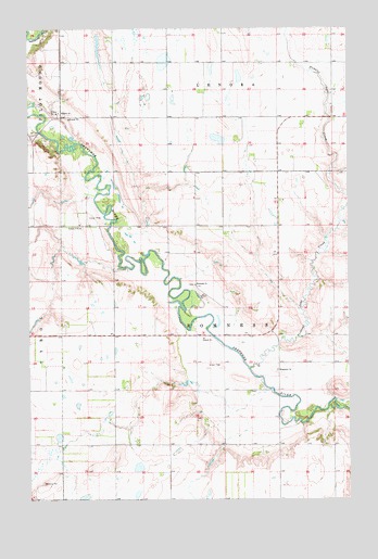 Kloten SE, ND USGS Topographic Map