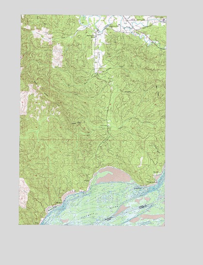 Knappton, WA USGS Topographic Map