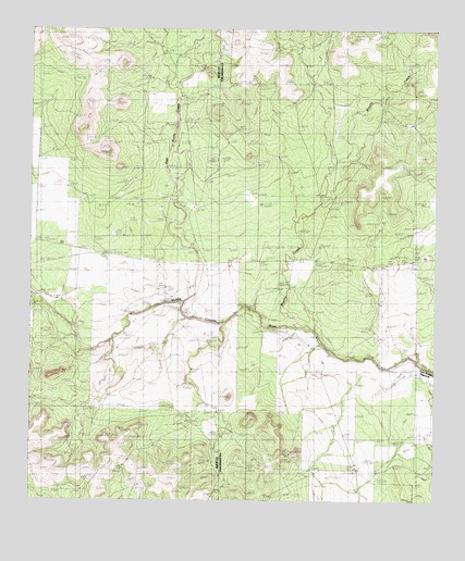 Knickerbocker NW, TX USGS Topographic Map