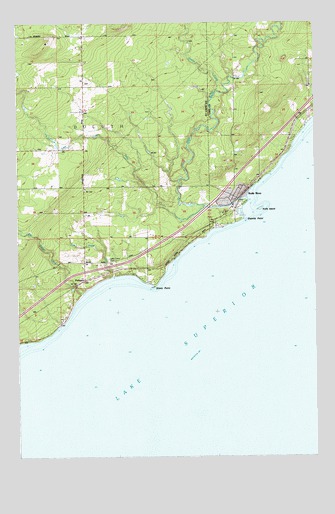 Knife River, MN USGS Topographic Map