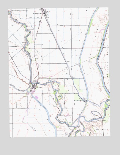 Knights Landing, CA USGS Topographic Map