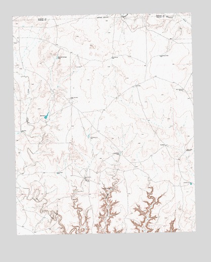 Knoblaw, TX USGS Topographic Map