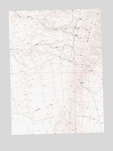 Knoll Mountain, NV USGS Topographic Map