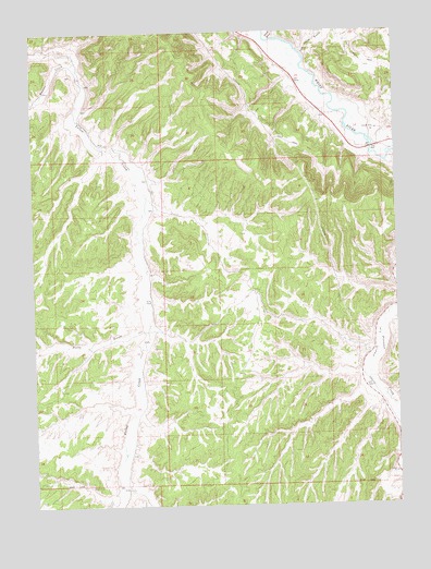 Barcus Creek SE, CO USGS Topographic Map