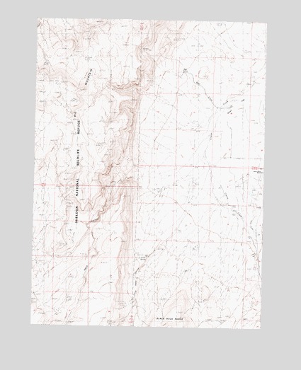 Knott Creek Ranch, NV USGS Topographic Map