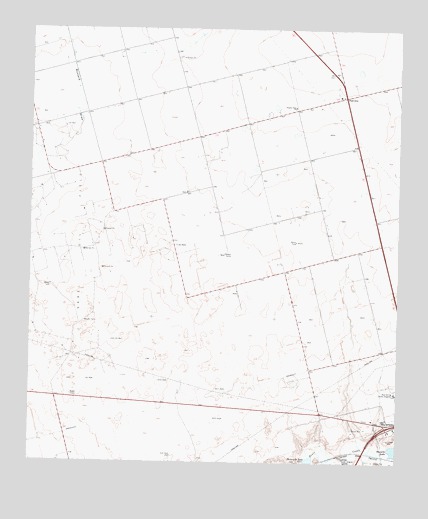 Knott SE, TX USGS Topographic Map