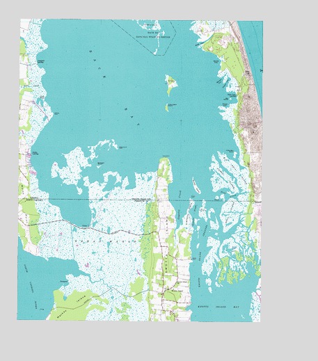 Knotts Island, NC USGS Topographic Map