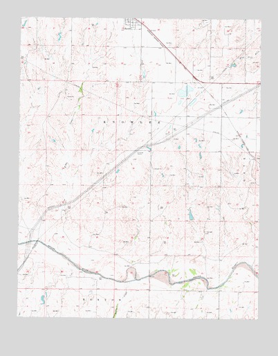 Knowles, OK USGS Topographic Map