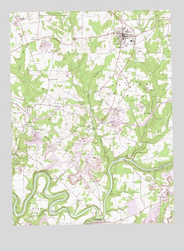 Knox, PA USGS Topographic Map
