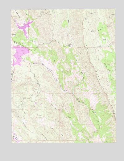 Knoxville, CA USGS Topographic Map