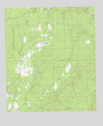 Knoxville, MS USGS Topographic Map
