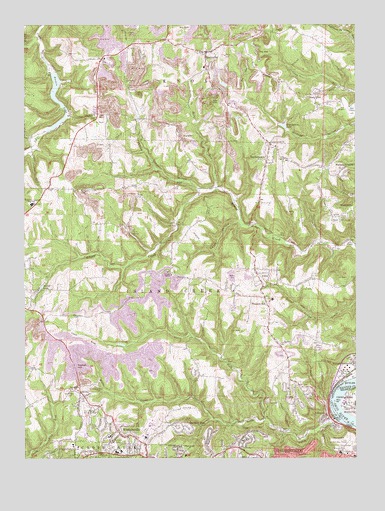 Knoxville, OH USGS Topographic Map