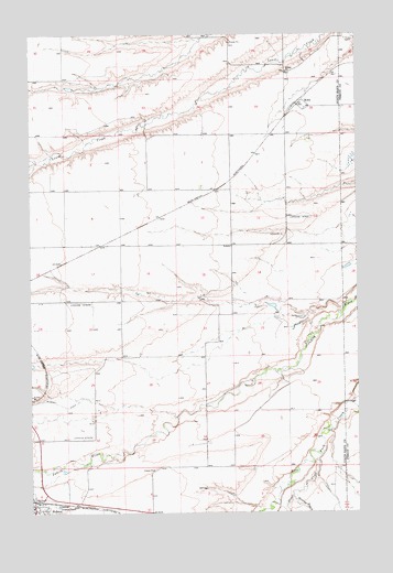 Kolin, MT USGS Topographic Map