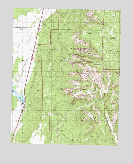Kolob Arch, UT USGS Topographic Map