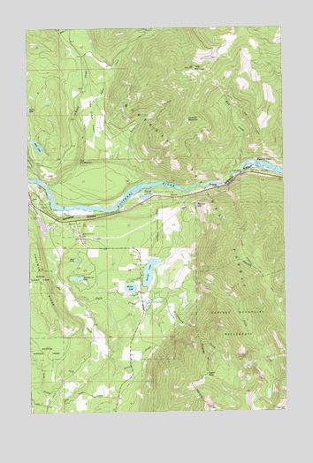 Kootenai Falls, MT USGS Topographic Map