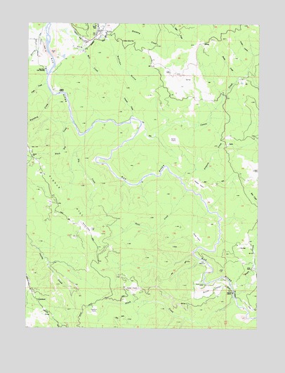 Korbel, CA USGS Topographic Map