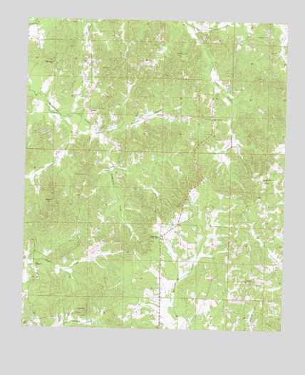 Kosciusko NE, MS USGS Topographic Map