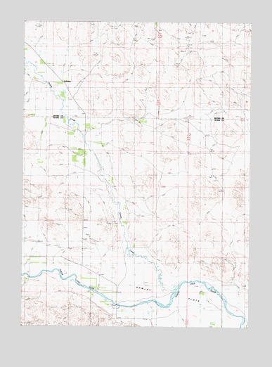Koshopah, NE USGS Topographic Map
