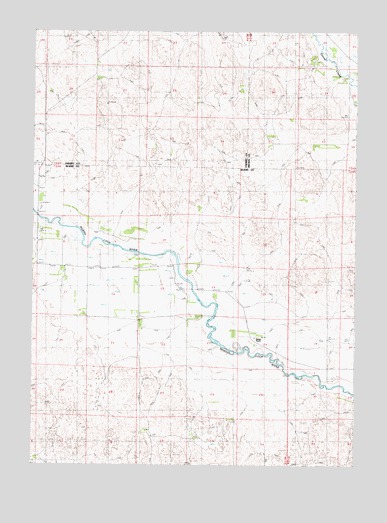 Koshopah SW, NE USGS Topographic Map
