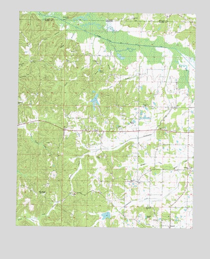Kossuth North, MS USGS Topographic Map
