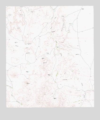 Bare Mountain, TX USGS Topographic Map