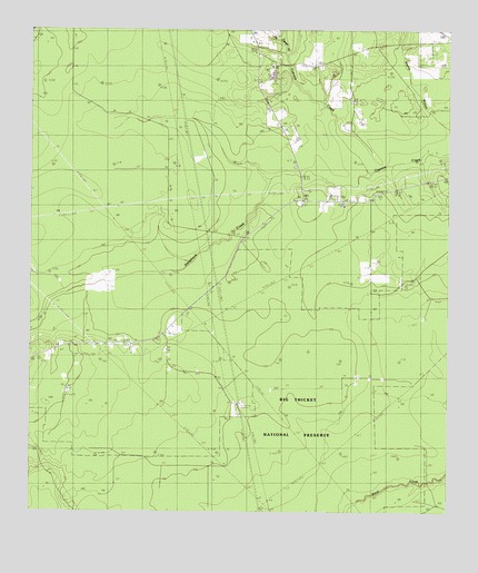 Kountze SW, TX USGS Topographic Map