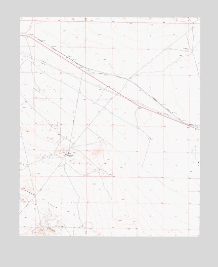 Kramer Hills, CA USGS Topographic Map