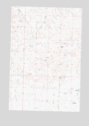 Kramer Ranch, MT USGS Topographic Map
