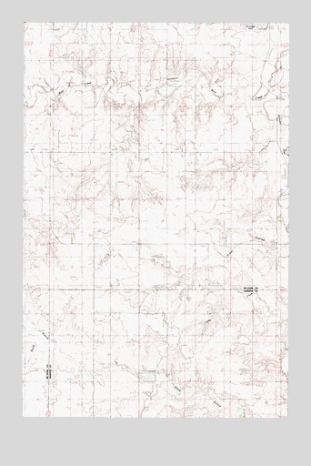 Kraut Coulee, MT USGS Topographic Map