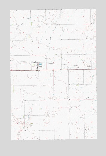 Kremlin, MT USGS Topographic Map