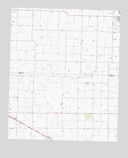 Kress West, TX USGS Topographic Map