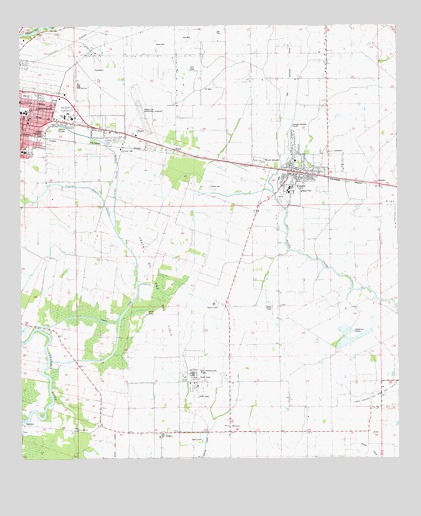 Abbeville East, LA USGS Topographic Map