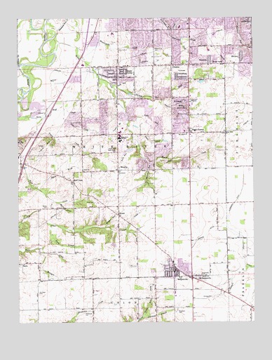 Bargersville, IN USGS Topographic Map