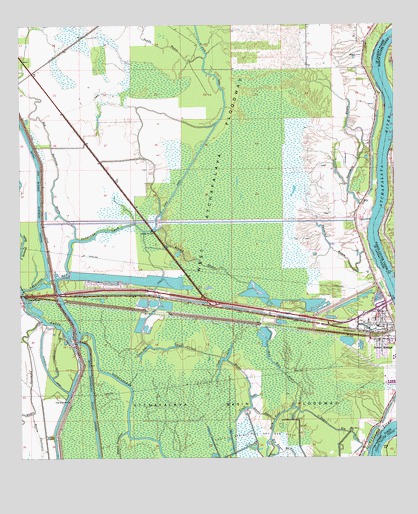 Krotz Springs, LA USGS Topographic Map