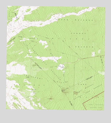 Kulani, HI USGS Topographic Map