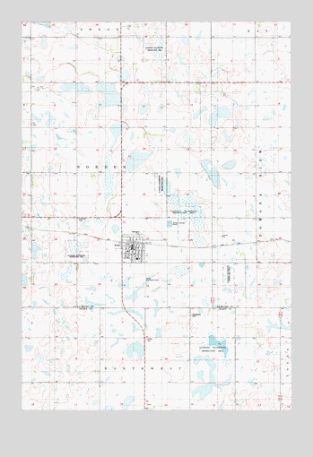 Kulm, ND USGS Topographic Map
