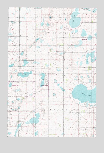 Kunkel Lake, ND USGS Topographic Map