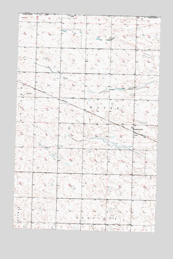 Kuroki, ND USGS Topographic Map