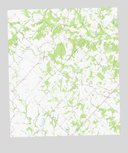 Kurten, TX USGS Topographic Map