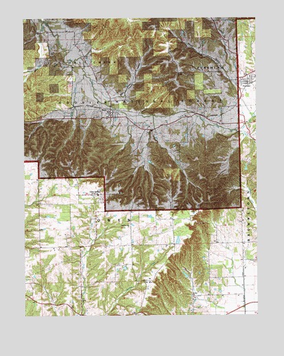 Kurtz, IN USGS Topographic Map