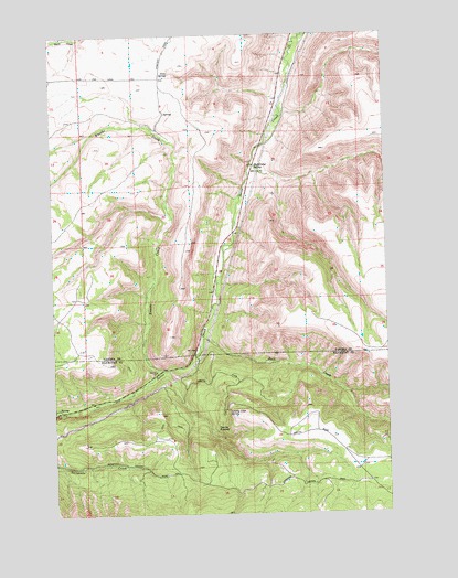 Kusshi Creek, WA USGS Topographic Map